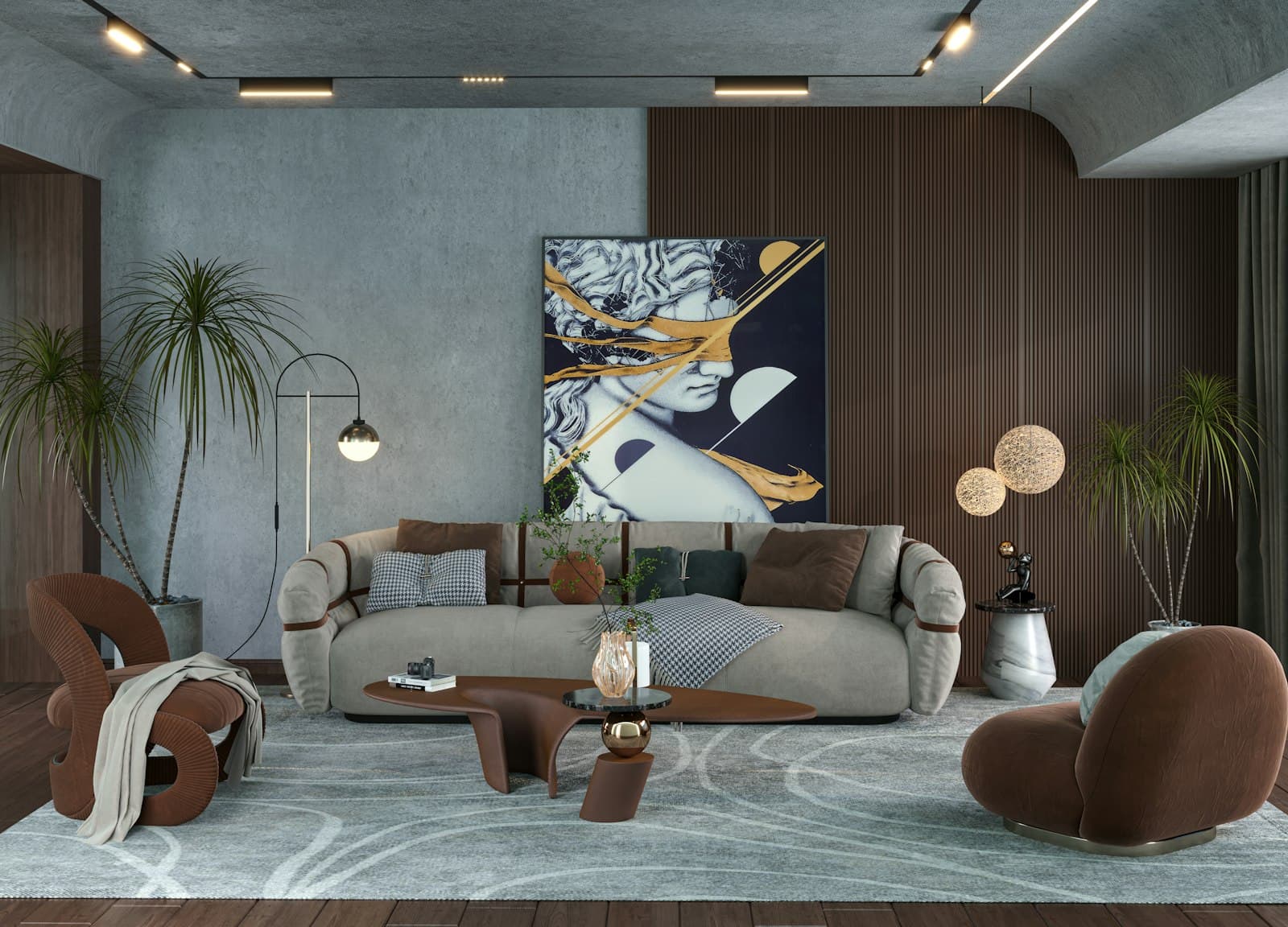 Interior amenajat premium, cu materiale si finisaje de calitate